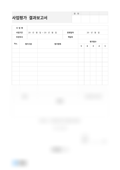 사업평가 결과보고서 미리보기